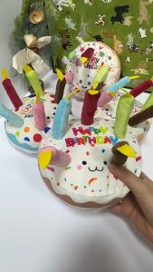 ของเล่นรูปเค้กวันเกิดมีเสียง