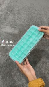 CETAKAN ES BATU 24 KOTAK DENGAN TUTUP / CETAKAN ES BATU 15 KOTAK LUBANG (150GR)