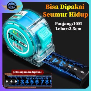 Meteran 10 Meter Paling Kuat Anti Karat & Tahan Banting