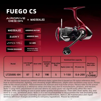 Daiwa | Universal Lightweight Long Cast Salt and Fresh Water Spinning Reel
