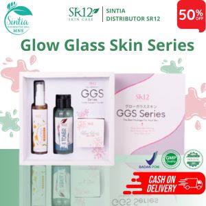 SR12 GGS Series Glow Glass Skin Paket Skincare Glowing Perawatan Wajah Serta Anti Oksidan 200gr