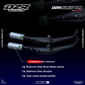 Knalpot FIS/fiz r/ Fisr force1 standar racing Prepet Pedas  Suara Garing termurah d2R racing project