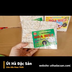 Bánh Cốm Sữa Phan Thiết Gói 200gr Bánh Nổ Thơm Ngon Từ Nếp Và Sữa - Út Hà Đặc Sản