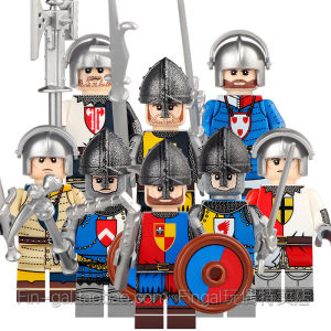 Medieval Knight Soldier Figure Building Blocks