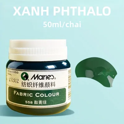 Sơn Vải Maries 50ml - 22 Màu Sắc Rực Rỡ Sơn Acrylic Bền Màu Dùng Cho Quần Áo Giày Dép Quần Jean Túi Vải Đồ Thủ Công Mỹ Nghệ DIY