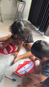 Mainan Edukasi Paket Menggosok Gigi Menyikat Gigi Montessory Sensory Play