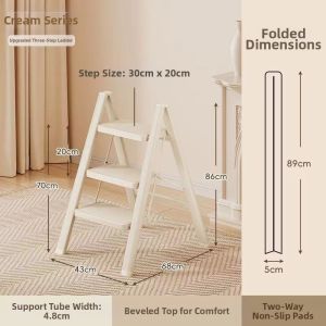 Xianmanning | Durable Multipurpose Foldable Ladder Steel Step