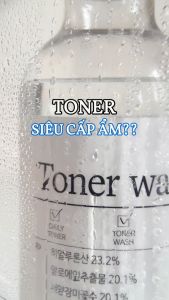 Toner dưỡng ẩm sâu và làm dịu da an toàn cho da nhạy cảm Cellbn Toner Wash Hyaluronic Acid 500ml
