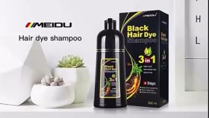 Authentic Yaguan Hair Dye Shampoo ( AUGEAS)  Instant Hair Color Shampoo 3 in 1 for Women and Men Herbal Ingredients