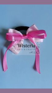 Ikat rambut pita dua warna