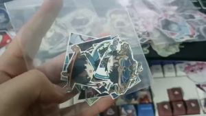 Genshin Impact - Set 10/15 cái Sticker Wanderer/Scaramouche/Scara - game Genshin Impact hình dán trang trí mũ bảo hiểm vali điện thoại laptop siêu đẹp chống xước chống nước