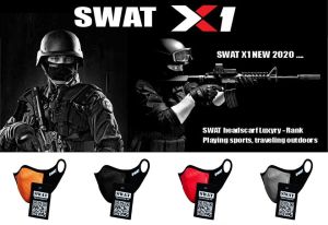 Khăn chống bụi SWAT X1 phối lưới thoáng mát - Khẩu trang SwatX1 vải lưới thoáng mát cao cấp nhiều màu