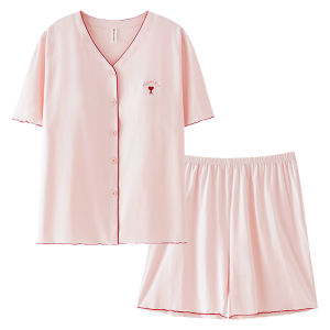 Bộ đồ ngủ nữ MiiOW bằng lụa có đệm ngực vải mỏng thoải mái - mùa hè