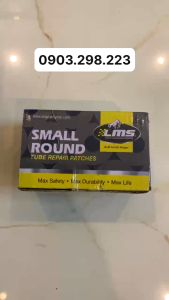 Hộp 40 miếng vá săm lốp LMS cho ô tô xe máy Small Round 45mm