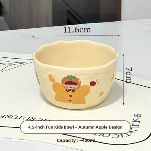 XIAOHUANGLU | Cute Childrens Rice Bowl