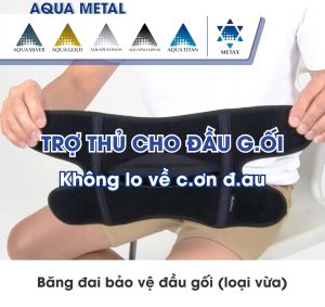 Đai Bảo Vệ Khớp Gối Loại Vừa Phiten Metax Supporter Knee Middle Type