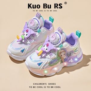 KUOBURENSHENG | Anti-slip Bottom Rotatable Buckle Light-up Shoes