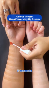 [Bundling hemat - 3 Pcs] Liora Lip Cream (Power Stay-Non Transfer) 4 ml - Hasil akhir Matte