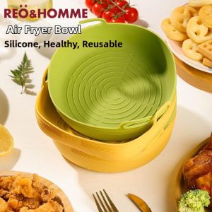 Heat-Resistant Silicone Bowl for Air Fryer Baking Oven