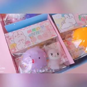 TAIYO Taba Squishy Sanrio Mix Set Karakter Kenyal Lembut Elastis Beads Manik Fluid Pinch Stress Release Mainan