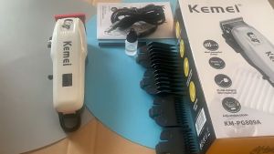 Hair Clipper Kemei KM-PG809A / KM 809A / KM PG809A Alat Mesin Cukur Rambut / Alat Potong Rambut + GRATIS Gunting Sasak (1 Pcs)