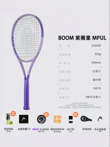 HEAD | Gaofei Purple Star Carbon Advanced Tennis Racket 26in