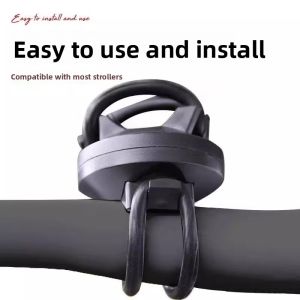 Baby Stroller Handheld Fan Stand Fixed Bracket Hanging Fan Specialized Small Fan Fixed Buckle Travel Gear Infant Supplies