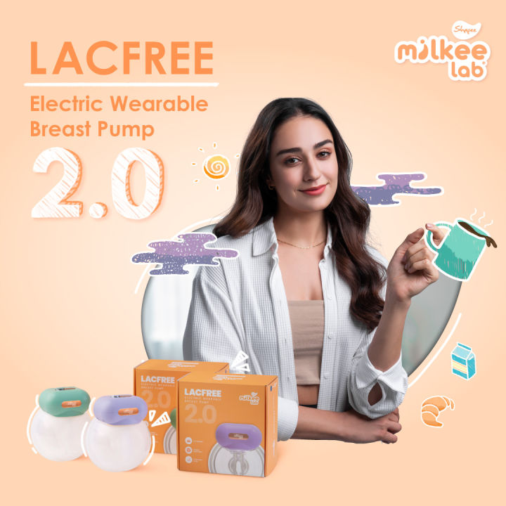 [NEW] Shapee Milkee Lab Lacfree2.0 Electric Wearable Breast Pump 24mm