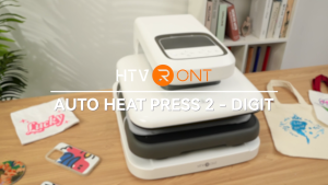 HTVRONT V2 15x15 Inch Auto Heat Press Smart Touch Pressure Control for T-Shirts DTF Sublimation Vinyl Transfer Crafts DIY