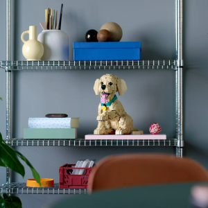 LEGO Icons 11384 Golden Retriever Puppy - Animal Figure (2102 Pieces)