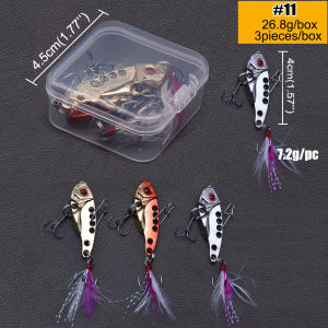 Mồi Câu Cá Hình Thìa Nhiều Màu MrLurion 2.5g 3.5g 4g Đóng Hộp Câu Jigging Nước Mặn Mồi Kim Loại Câu Cá Hồi Cá Chó Cá Vược Câu Biển Câu Sông