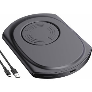 Ultra Slim Mouse Jiggler 20dB Quiet & Noiseless Undetectable Mouse Wiggler Driver-Free Mouse Movement Simulator with ON/Off Switch Keep Computer Laptop Active