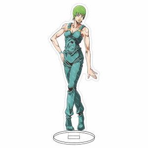 Bandai | 16CM JoJos Bizarre Adventure Anime Acrylic Figure Stand - Jolyne Cujoh Enrico Pucci Narciso Anasui Cos Quà Tặng Trang Trí Cho Người Hâm Mộ