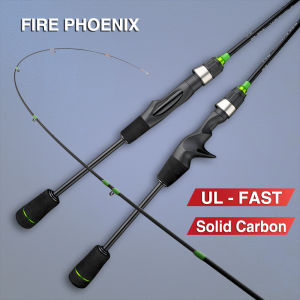 1.5m/1.68m rắn ul siêu nhẹ sợi carbon Cần câu tôm que quay/mồi que nhẹ que thu gọn cơ động cần câu ngoài trời