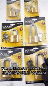 GEMBOK ANTI RUST / CUT / MALING / FREED ASLI 100% (GOLD PLATED) TEBAL