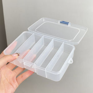 Dustproof Storage Box Beauty Hair Tool Storage Box Jewelry Organizer Multi-Functional Hair Accessory Portable Dividing Box