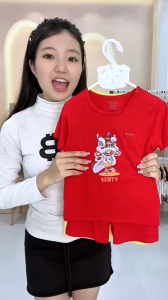 Bộ tết cộc tay cài vai BENTY BT068 chất mềm mịn mát đồ bộ trẻ em chính hãng bé trai bé gái