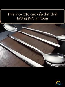 [Bộ 2 Thìa] Muỗng Inox 316 Lòng Sâu Dày Dặn SSGP Thìa Ăn Cơm Súp Cafe Siêu Bền Đúc Nguyên Khối Không Cong Vênh Cầm Chắc Tay Sang Trọng