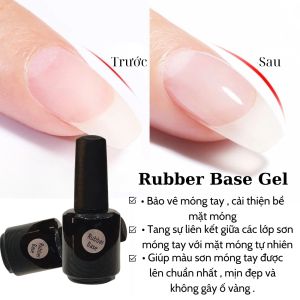 Base RUBBER (Dùng được cho mọi loại sơn gel độ bền cao)