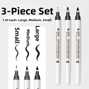 Calligraphy Practice Brush Pen Soft Tip Steel Pen Style Small Regular Script