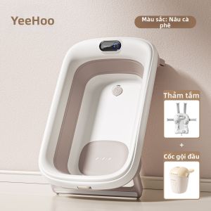 YeeHoO KIDS | Bồn Tắm Gấp Được Cho Bé Kích Thước Lớn