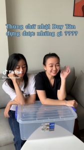 Thùng chữ nhật 10 Thùng nhựa lưu trữ đa năng Nhựa Duy Tân tiện lợi giải pháp lưu trữ đồ đạc vật dụng cho gia đình