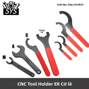 Bộ Cờ Lê ER/Apul ISO20/25/30 APU13/16 C25/32 C40 ER16M/ER20M Giá Đỡ Dụng Cụ Kẹp Đai Ốc Cho Máy CNC