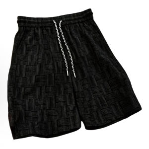OUMULONG | Tie-Dye Plaid Shorts for Men Loose Breathable Sports Pants