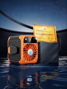caibeike | Portable Cooling Quiet Strong Charging Long Lasting Small Fan