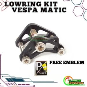 Lowreing kit VESPA Sprint Primavera LX S Zelioni Pemendek/penurun shock belakang VESPA