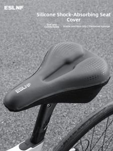 Eslnf | Silicone Shock Absorption Thickened Soft Bicycle Saddle Cover