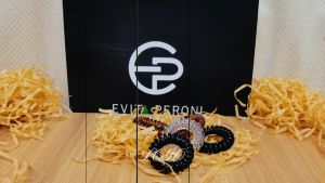 EVITA PERONI Elastic Styling (4cm / 1 Set x 5 Pcs) | กรงเล็บผมสไตล์พรีเมี่ยม | เครื่องประดับผมหรูหรา