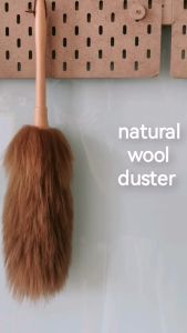 Natural Wool Duster with Wooden Handle天然木羊毛扫 Penyapu Debu /natural/eco-friendly/