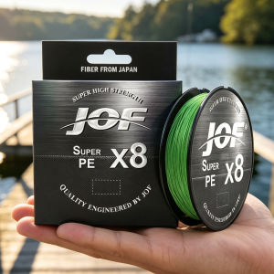 JOF | JOF 100M-500M 8 Strand Braided Outdoor Fishing Line Sea Fishing Ice Fishing River Fishing Rock Fishing Fishing Gear 20-100LB X8